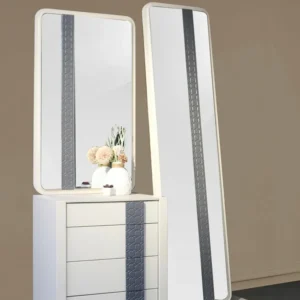 Oxford Ash & Charcoal Gray Matt Finish Bed Dressing Set - Image 4