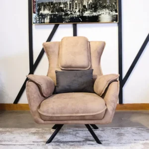 Harem Modern Convertible 3-Seater Sofa Set in Light Brown - Image 4